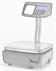 bobines rouleaux thermiques etiquettes pour balance Avery Berkel IM400