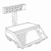 bobines rouleaux thermiques etiquettes pour balance Avery Berkel C30