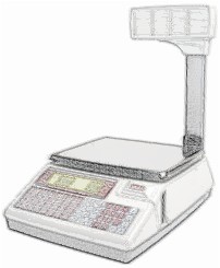 bobines rouleaux thermiques et &eacute;tiquettes pour balance Dibal K-335 T