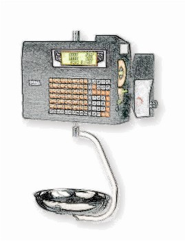bobines rouleaux thermiques et &eacute;tiquettes pour balance Dibal L-860
