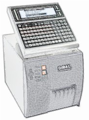 Rouleaux d'&eacute;tiquettes thermiques pour groupe d'&eacute;tiquetage Dibal LP 3000
