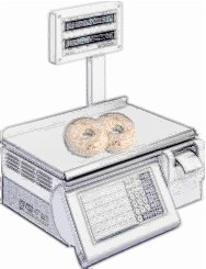 bobines rouleaux thermiques etiquettes pour balance Mettler Toledo 8450