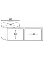 L 58 x H 102 x 40 - thermique - etiquettes balance BPA free - dimensions
