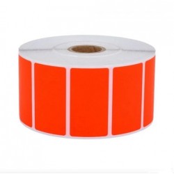 Étiquette adhésive 57 x 32 mm thermique TOP couleur rouge