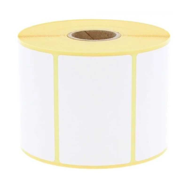 Étiquette 76 x 51 mm thermique TOP, mandrin 25 mm, rouleau de 1370 etiquettes adhésives toute imprimante