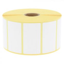 Etiquette Zebra 56 x 25 mm - thermique, adhésif enlevable