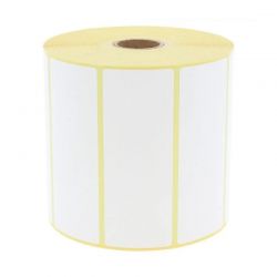 Etiquette 102 x 38 mm papier thermique compatible Zebra, mandrin 25 mm - rouleau de 1790 étiquettes - adhésif permanent