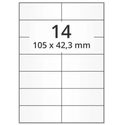 100 planches étiquettes A4...