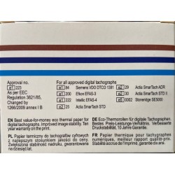 2700 - rouleau tachygraphe papier allemand - 45 cartons de 20 boites