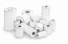 bobines rouleaux thermiques etiquettes pour balance Lutrana Carat 232